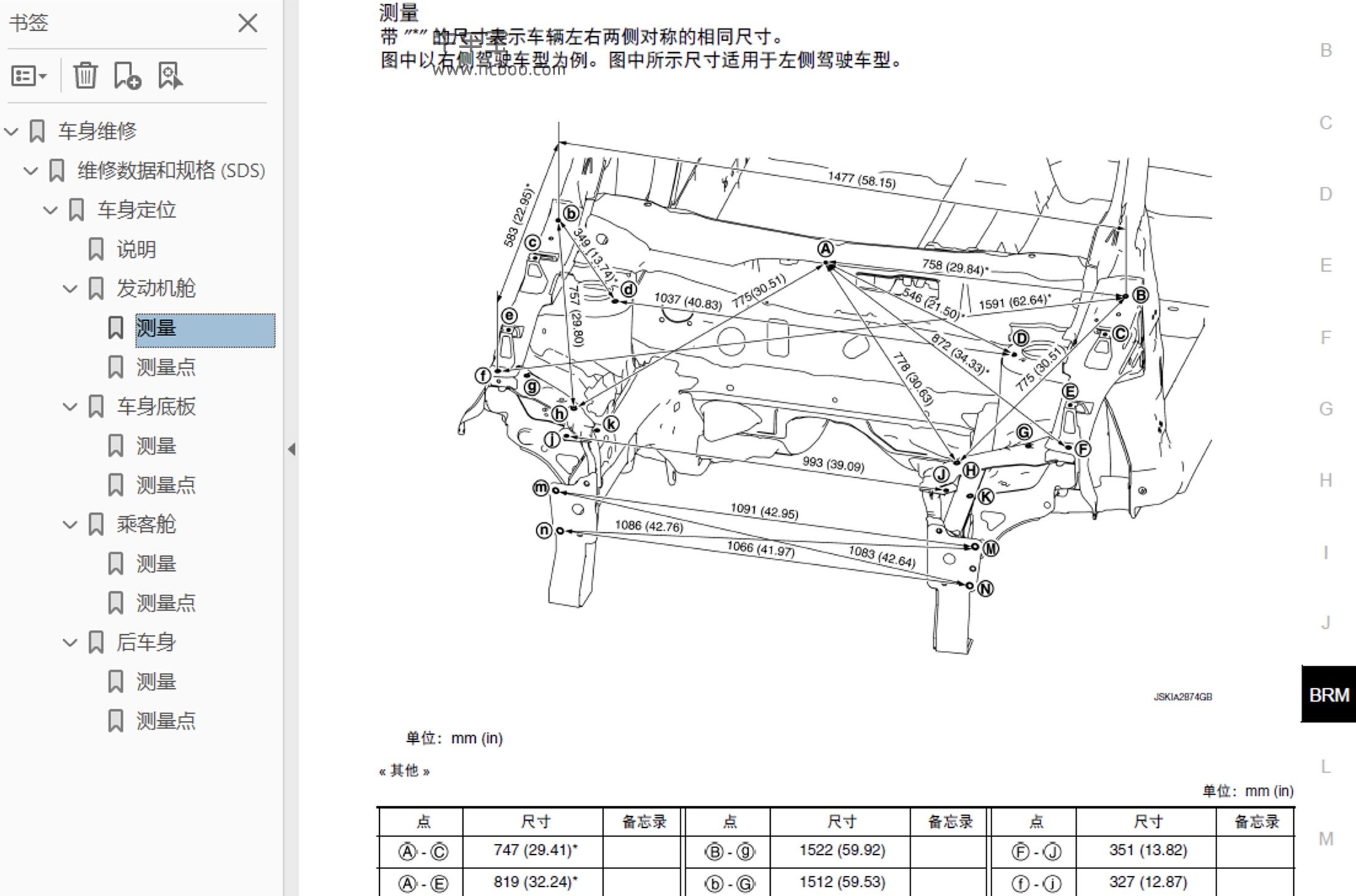 20122013款东风日产轩逸16l18l原厂维修及电路图手册