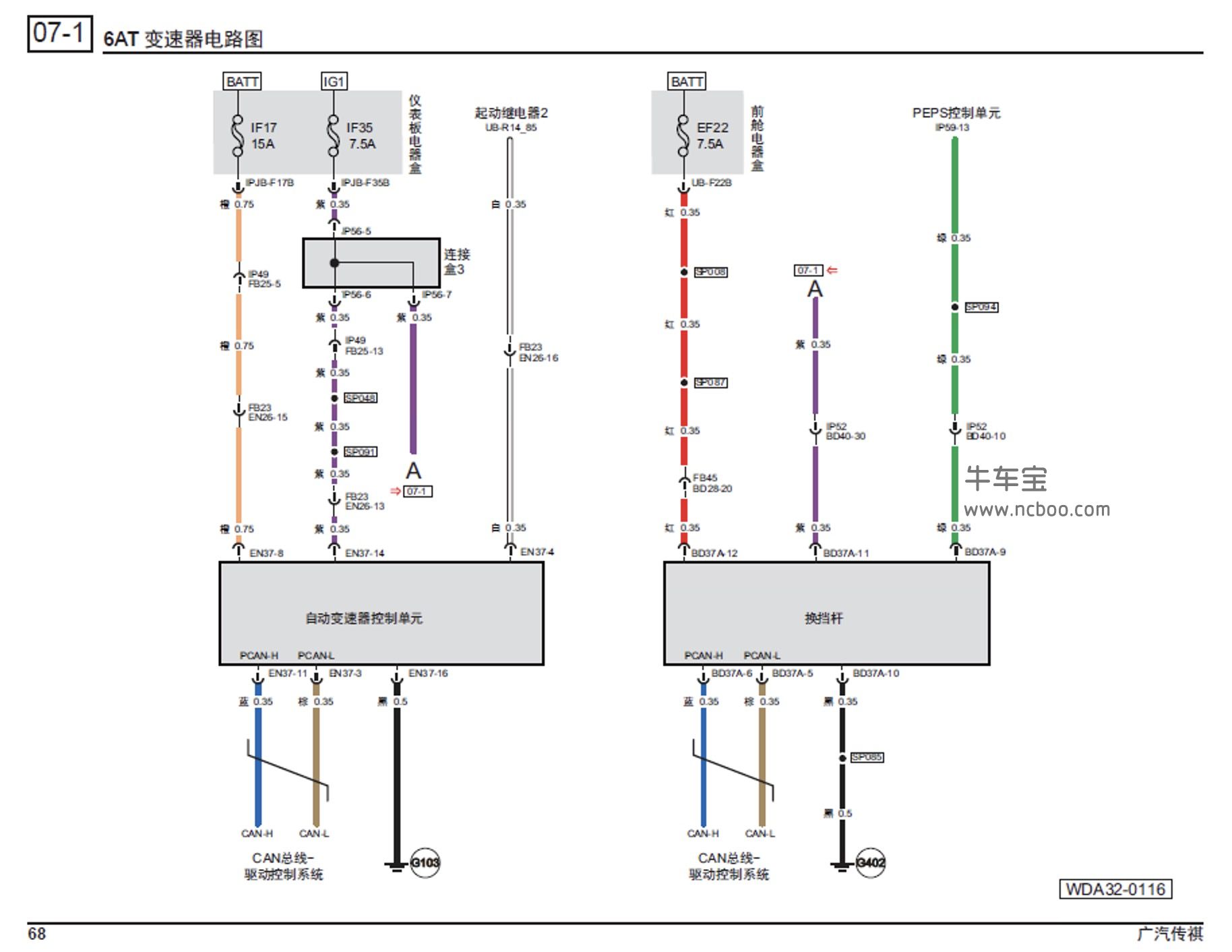 20172019款广汽传祺gs4原厂维修手册和电路图资料下载