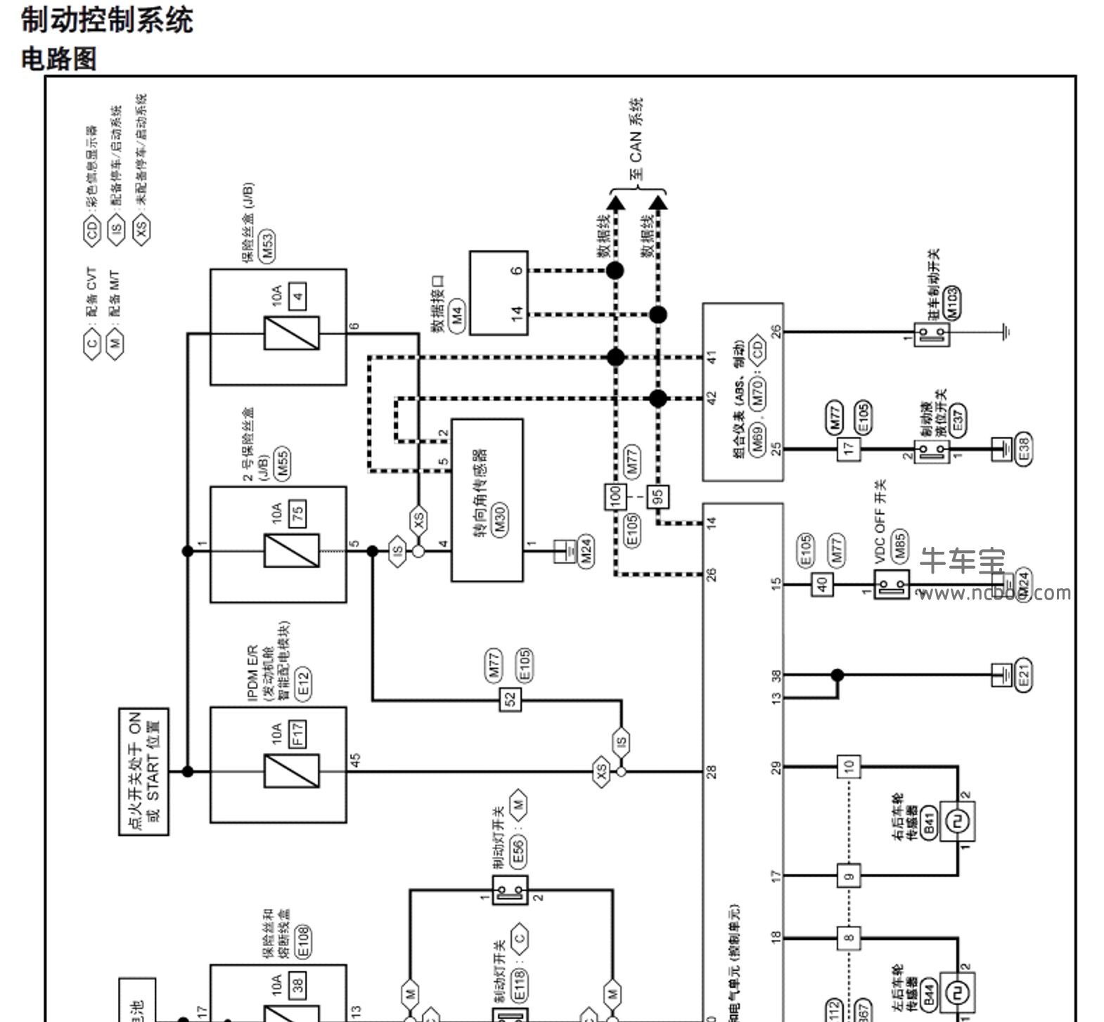 启辰D60保险丝图解图片