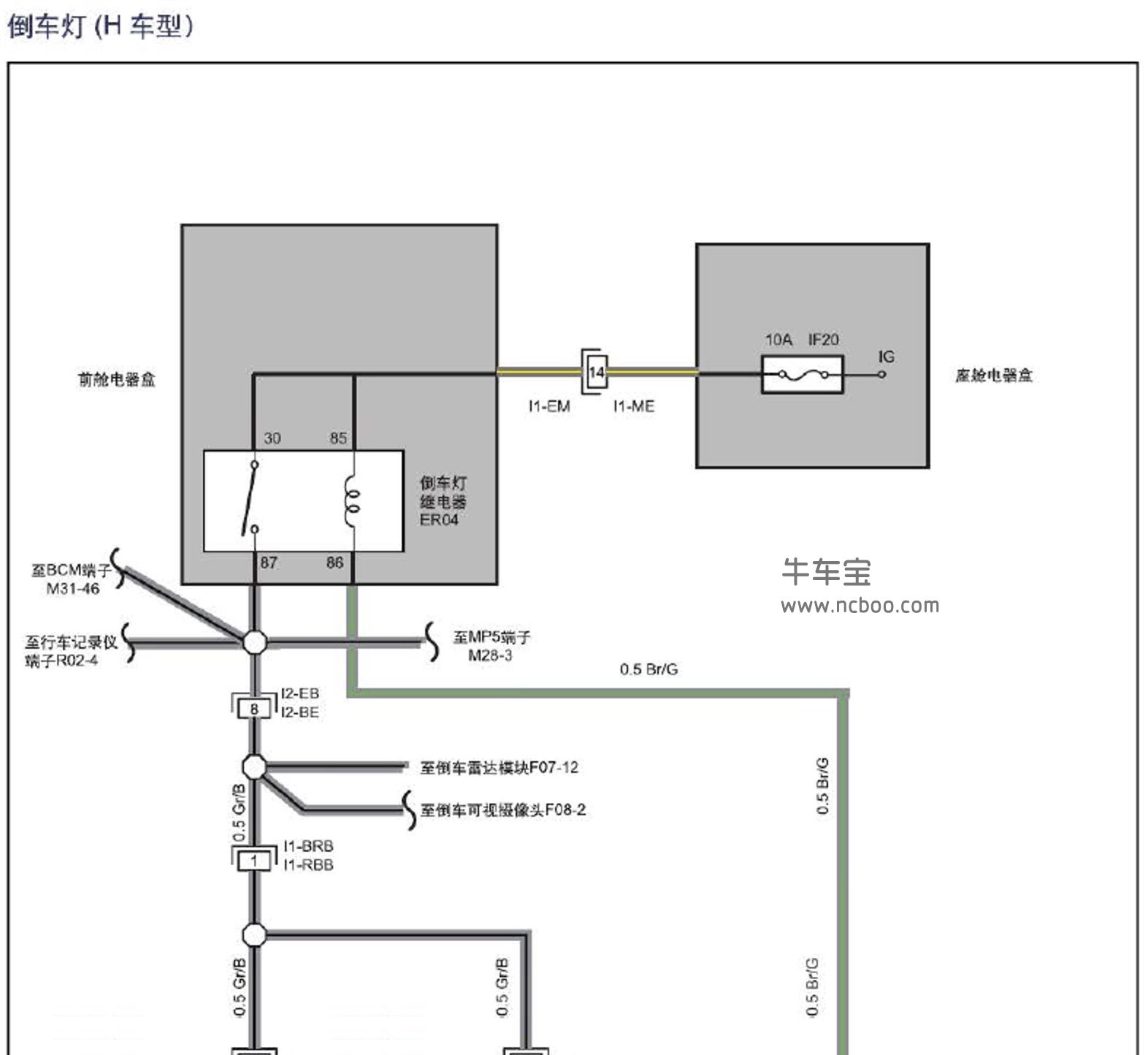 江淮瑞风全车电路图图片