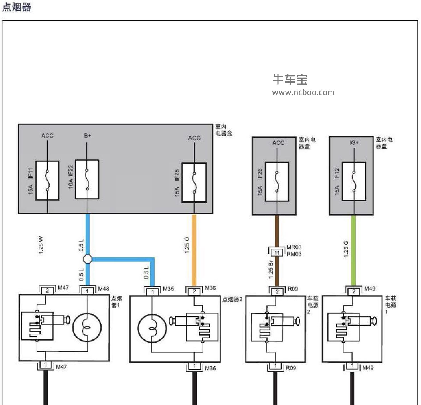 江淮瑞风全车电路图图片