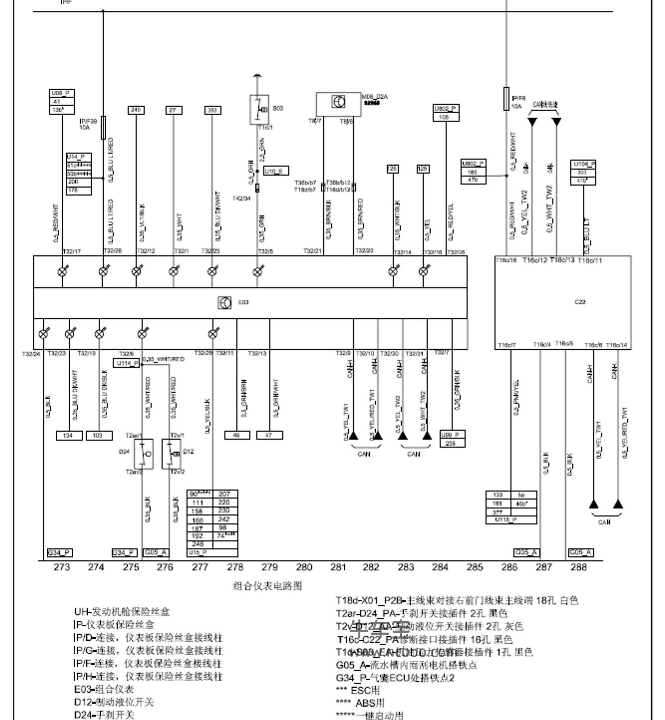 中华h530保险盒电路图图片