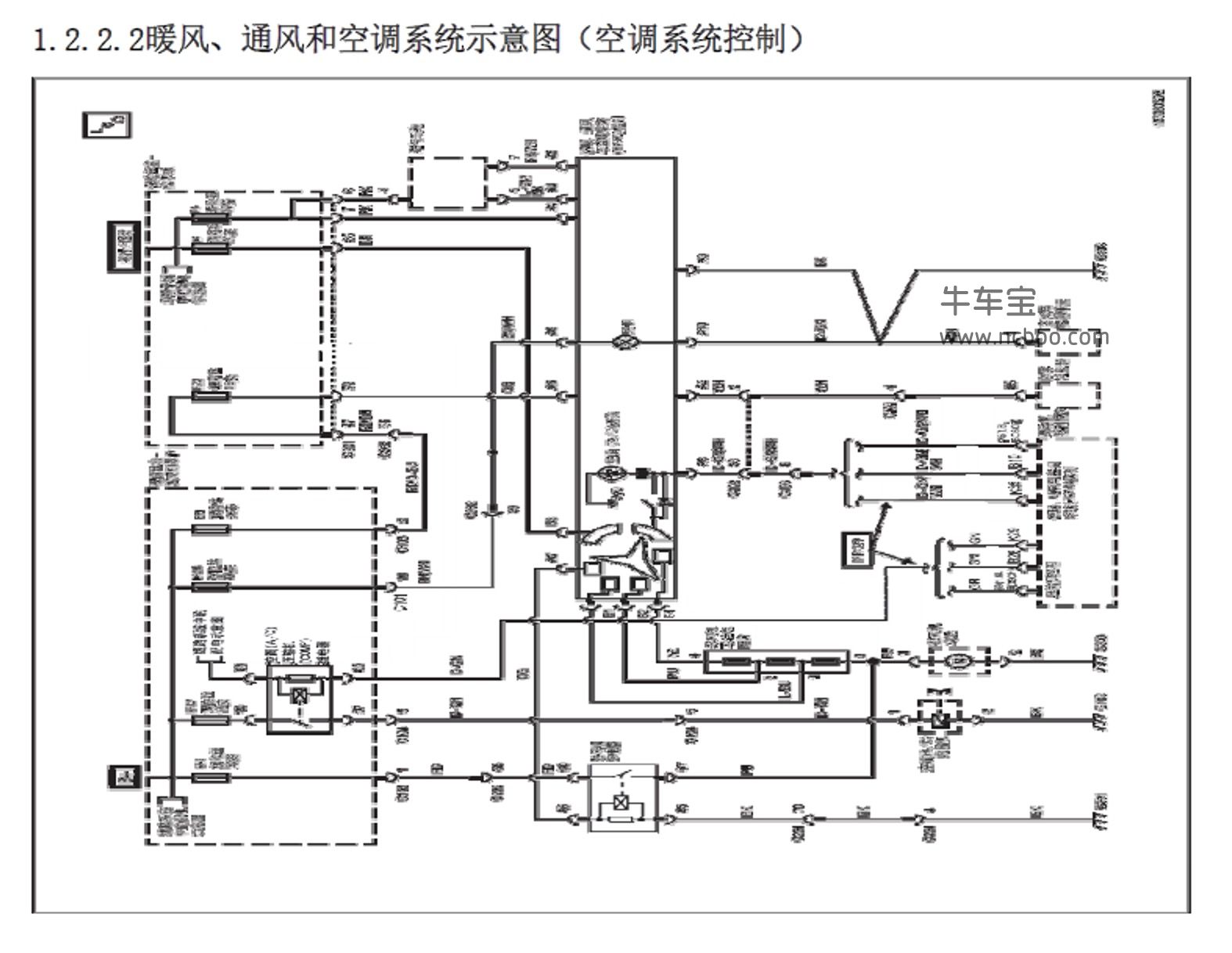 别克凯越CD插头线路图图片