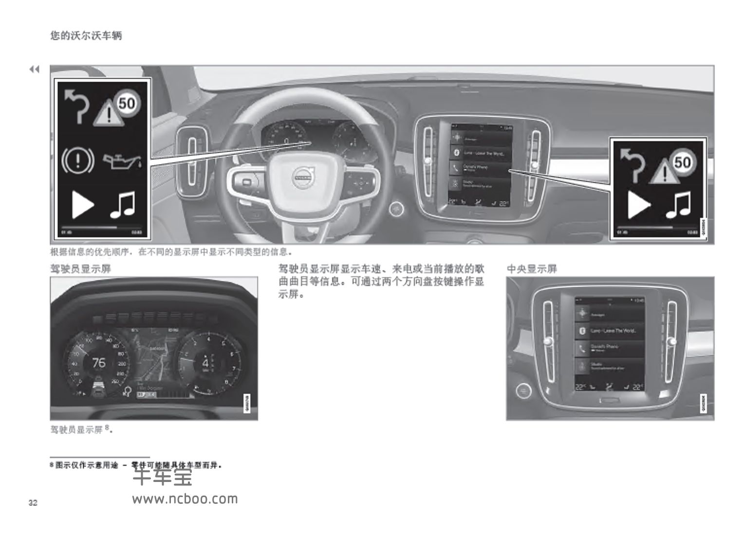 2020款沃尔沃XC40产品使用说明书车主手册pdf电子版下载 牛车宝